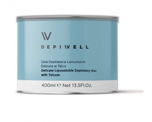 DEPIWELL - CERA DEPILAZIONE LIPOSOLUBILE , Talco 400 ML